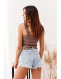 Hellblaue Jeansshorts 16290 – Online-Shop – Boutique